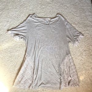 Neutral colored blouse